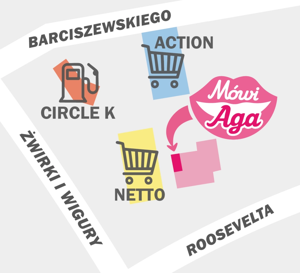 mapka logopeda gniezno agnieszka ciechanowska mówi aga